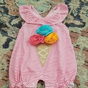 Mud Pie ice cream cone one piece. NWT.